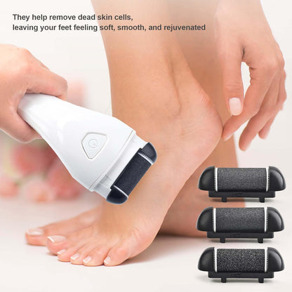 9 Pack Replacement Roller Head for Electric Callus Remover Electric Refill Heads for Electric Callus Remover Foot Grinder,Extra Coarse Regular Coarse Fine Coarse(Excluding Machine)